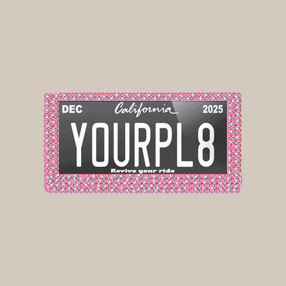 ca dmv digital license plate, Front look