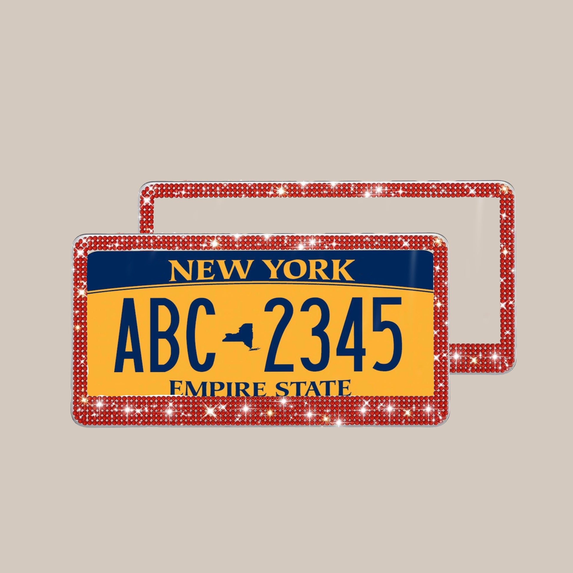 sparkle license plate
